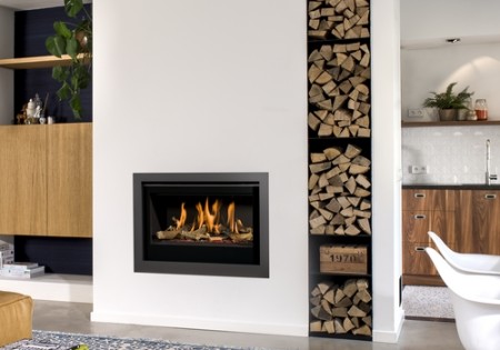 Barbas Gas Fire Smart - Front 75/55