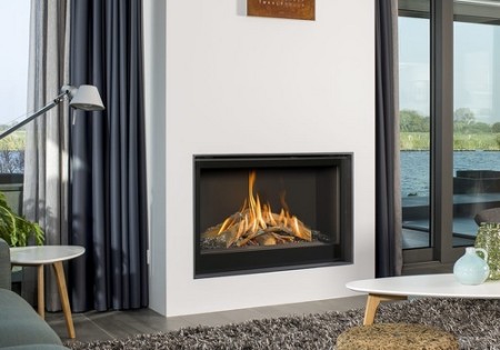 Barbas Gas Fire Smart - Front 90/70
