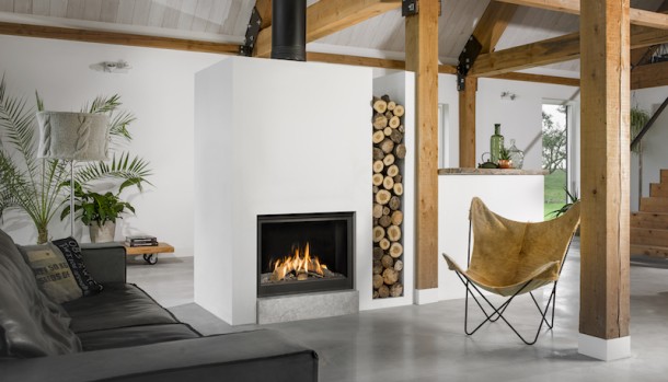 Barbas Gas Fire Smart - Front 90/80