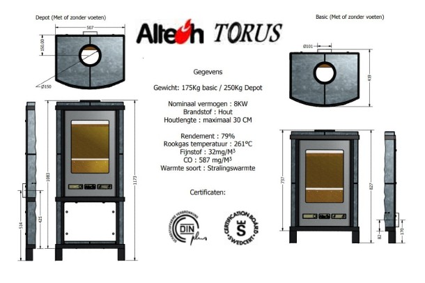 Altech Torus Depot Hybride-e