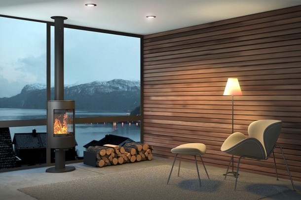 Dovre Astro 3CB/P met voet houtkachel